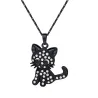Kitten en cristal - collier élégant