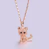 Crystal kitten - elegant necklaceNecklaces