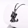 Kitten en cristal - collier élégant