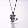 Kitten en cristal - collier élégant