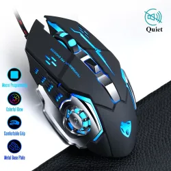 8D 3200DPI - Ajustable - souris de jeu optique filaire - LED - USB