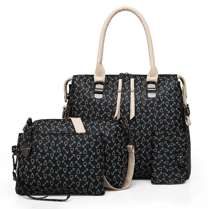 Sac en cuir tendance - Set 4 pièces