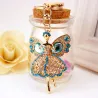 Ange de cristal avec ailes - keyring