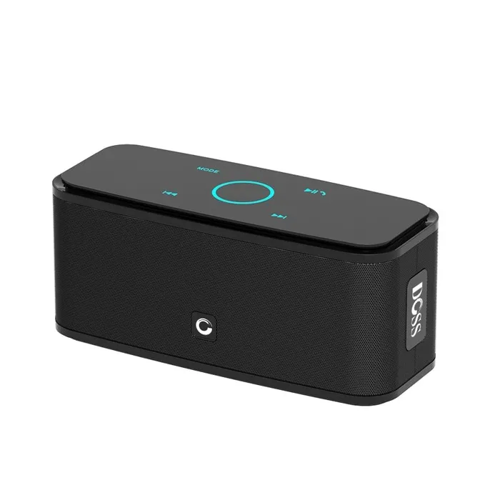 DOSS SoundBox - 2*6W - haut-parleur Bluetooth - contrôle tactile - son stéréo - basse - microphone intégré