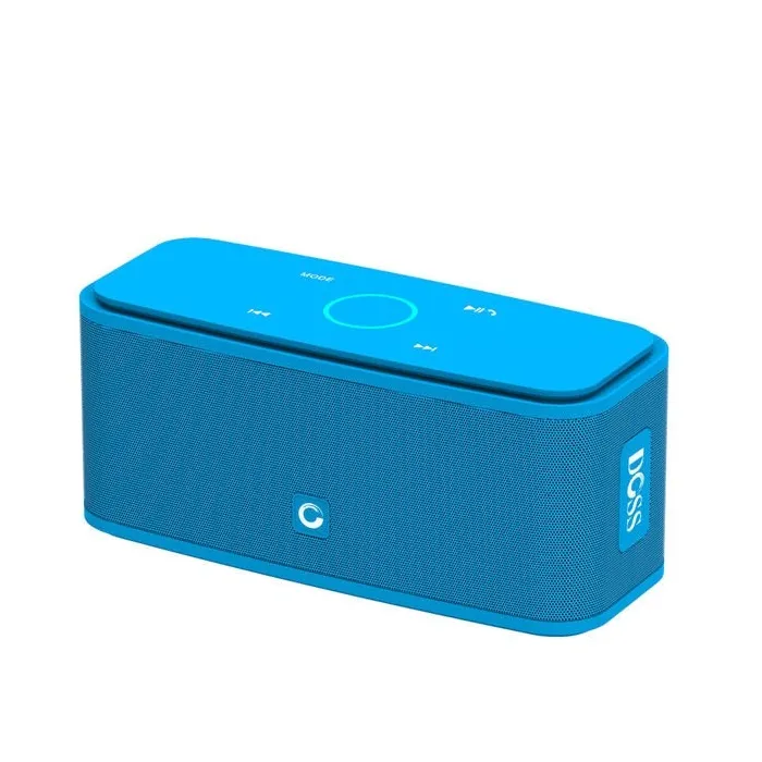 DOSS SoundBox - 2*6W - haut-parleur Bluetooth - contrôle tactile - son stéréo - basse - microphone intégré