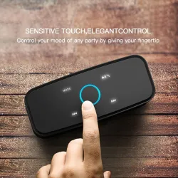 DOSS SoundBox - 2*6W - haut-parleur Bluetooth - contrôle tactile - son stéréo - basse - microphone intégré