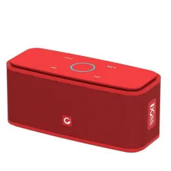 DOSS SoundBox - 2*6W - haut-parleur Bluetooth - contrôle tactile - son stéréo - basse - microphone intégré