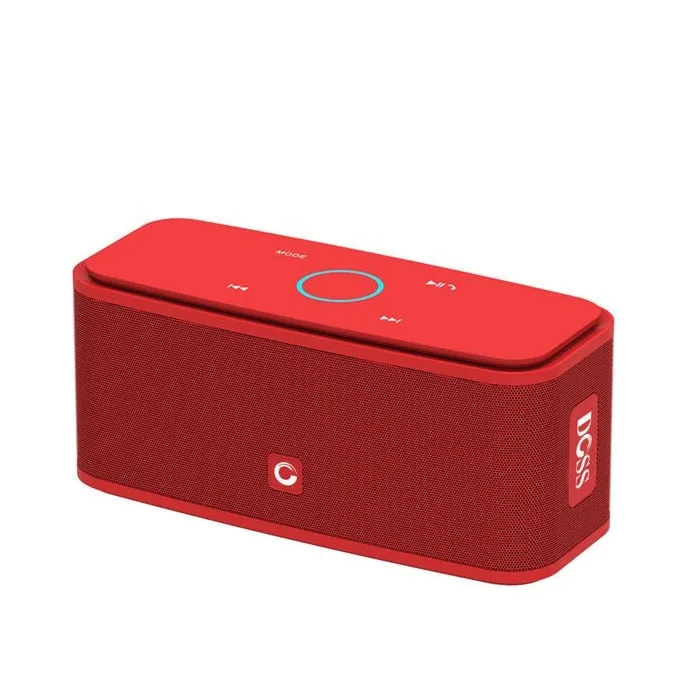 DOSS SoundBox - 2*6W - haut-parleur Bluetooth - contrôle tactile - son stéréo - basse - microphone intégré