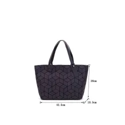 Geometry totes sequins - mirror effect - luminous bagHandbags