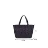 Geometry totes sequins - mirror effect - luminous bagHandbags