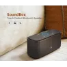 DOSS SoundBox - 2*6W - haut-parleur Bluetooth - contrôle tactile - son stéréo - basse - microphone intégré