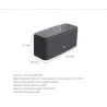DOSS SoundBox - 2*6W - haut-parleur Bluetooth - contrôle tactile - son stéréo - basse - microphone intégré