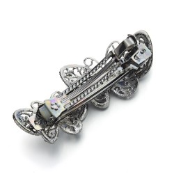 Hair clip with crystal butterflyHair clips