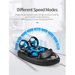 JJRC H36F Terzetto 1/20 2.4G - 3 en 1 - Drone volant RC - bateau de conduite - modèle RTR