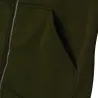 Casual oversized jacket - long hooded sweatshirt with zipper - plus sizeJackets