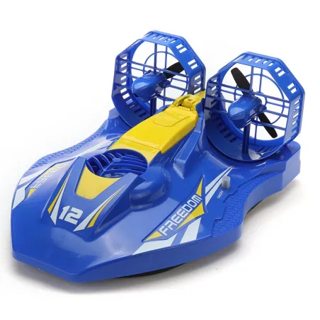 TKKJ A1 2.4G 4CH - bimoteur hovercraft - bateau RC - moteurs doubles - modèle RTR