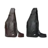 Sac en cuir crossbody tendance avec motif feuilles