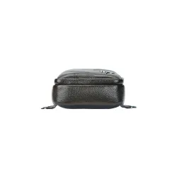 Sac en cuir crossbody tendance avec motif feuilles