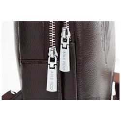 Sac en cuir crossbody tendance avec motif feuilles